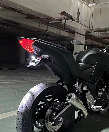 MT25 R25 MT03 R3 Ayarlanabilir Ledli Plaka Tutucu 2015-2024