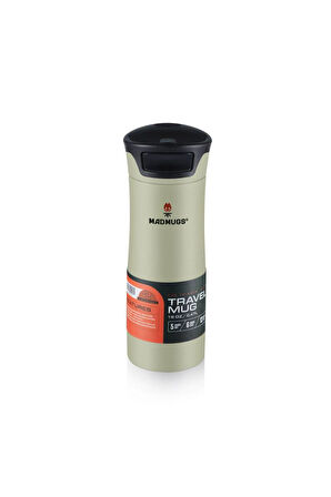 Travel Mug Termos Bardak 0.47 lt Paslanmaz Çelik Termos Haki