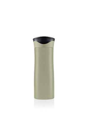 Travel Mug Termos Bardak 0.47 lt Paslanmaz Çelik Termos Haki