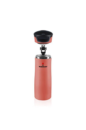 Travel Mug Termos Bardak 0.47 lt Paslanmaz Çelik Termos Pembe