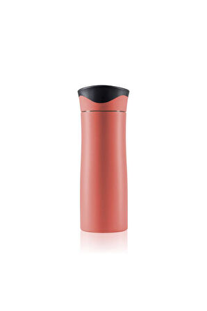 Travel Mug Termos Bardak 0.47 lt Paslanmaz Çelik Termos Pembe