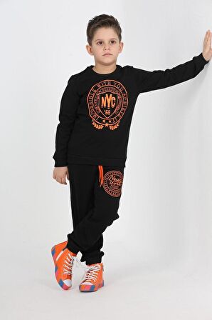 ÇocukYoluKids Tourment Siyah Erkek Eşofman Takım A1111141214001