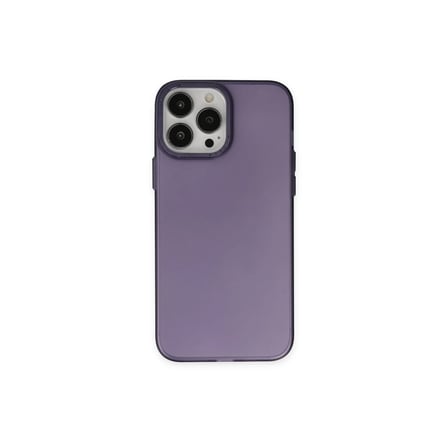 Apple iPhone 13 Pro Max Kılıf Modos Metal Kapak - Derin Mor