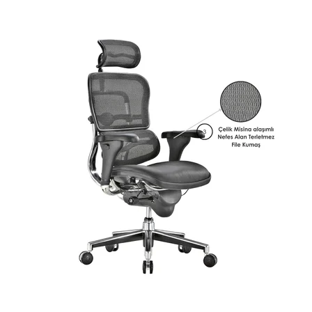 Casella Enjoy Fileli Yönetici Koltuğu | Ofi̇s Koltuğu | Ergonomik, Şık Ve Fonksiyonel
