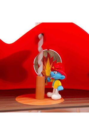 Sesli Şirinler İtfaiye İstasyonu Oyuncak Şirinler İtfaiye İstasyonu The Smurfs Şirinler Figür