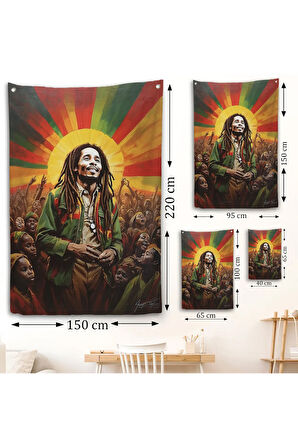 Bob Marley Duvar Örtüsü-7744