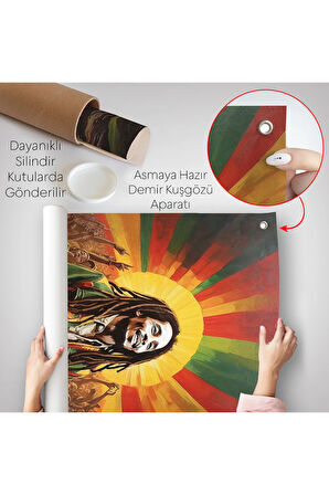 Bob Marley Duvar Örtüsü-7744
