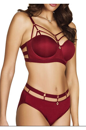 Kadın Yüksek Bel Desteksiz Sütyen Takımı