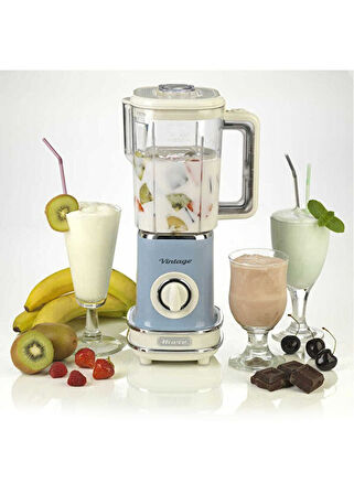 Ariete Vintage 1000 W Mavi Blender 1.5 lt