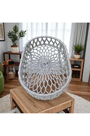 Reyo Tasaryum El Örgüsü Kedi Evi Yumuşak Kedi Yataklı Kedi Yuvası Gri