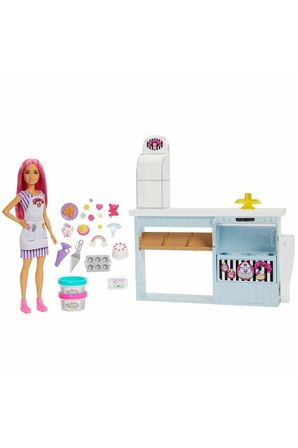 Barbie Oyuncak Barbienin Pasta Dükkanı Oyun Seti