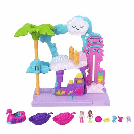 Mattel Oyuncak Polly Pocket Flamingo Araba Su Eğlencesi Seti HHJ05