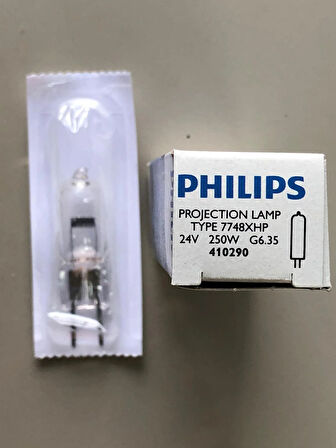 PHILIPS 7748XHP  24V 250W G6,35 HALOJEN LAMBA