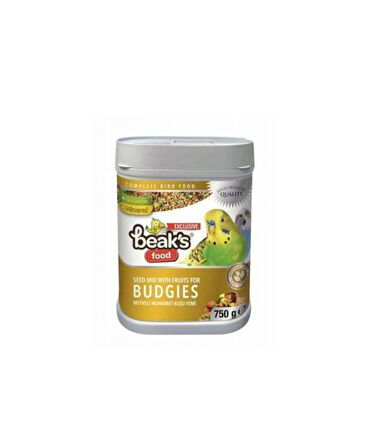 beaks meyveli kuş yemi 750gr.