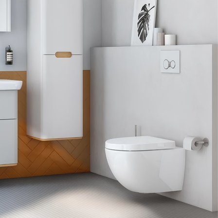 Vitra Sento Kanalsız Klozet Beyaz Asma Klozet 7748B003-0559, Vitra Gömme Rezervuar Set 768-1851