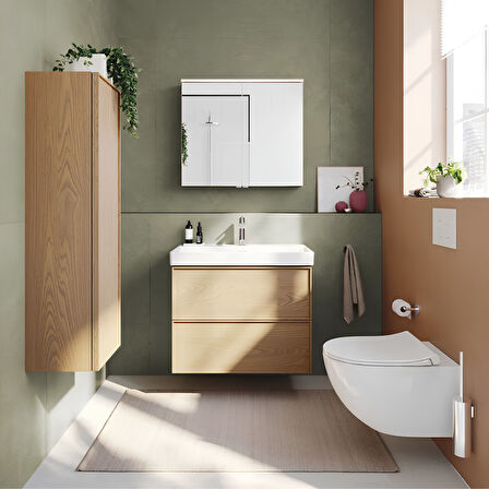 Vitra Sento Rim-Ex Beyaz Asma Klozet 7748B003-0559, Vitra Slim Yavaş Kapak 120-003-009
