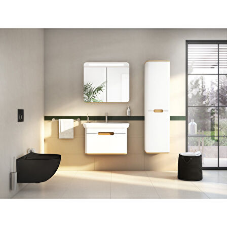 Vitra Sento Rim-ex Asma Klozet Mat Siyah