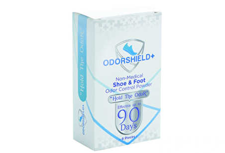 Odorshield+ 6 Adet Ayakkabı - Ayak Kokusu Giderici / Önleyici Toz 15gr.