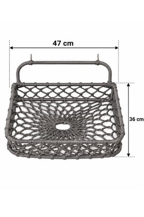 Reyo Tasaryum 48x35 cm Kedi Köpek Kalorifer Yatağı, Radyatöre Asılan Kedi Hamağı, Puf Minderli El Yapımı Evcil Hayvan Yatağı – Füme