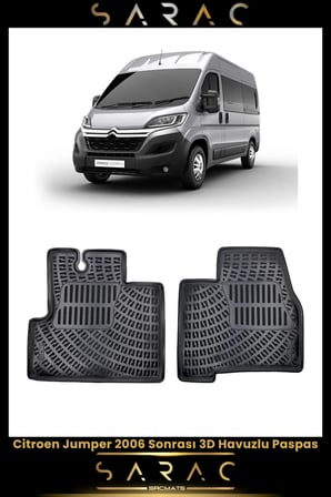 Citroen Jumper 2017 Model Araca Özel 3d Havuzlu Paspas
