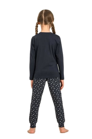 Arnetta Kız Çocuk Lacivert Pijama Takımı 3731-3 