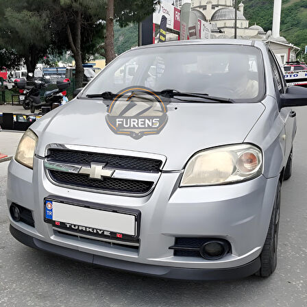 Chevrolet Aveo 2006-2010 Uyumlu H lip Esnek Ön Lip 2 Parça Karlık Ön Ek Tampon Altı Dil