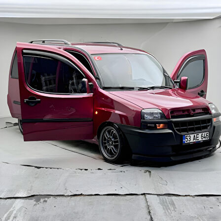 Fiat Doblo 1 2001-2005 Uyumlu H lip Esnek Ön Lip 2 Parça Karlık Ön Ek Tampon Altı Dil