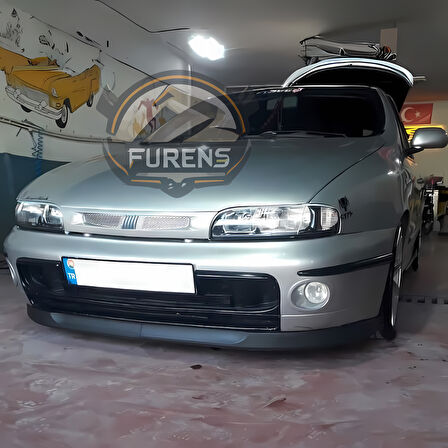 Fiat Marea 1997-2007 Uyumlu H lip Esnek Ön Lip 2 Parça Karlık Ön Ek Tampon Altı Dil