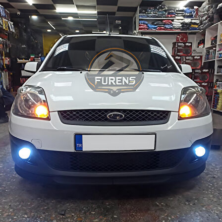 Ford Fiesta 2002-2008 Uyumlu H lip Esnek Ön Lip 2 Parça Karlık Ön Ek Tampon Altı Dil