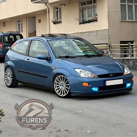 Ford Focus 1 1999-2004 Uyumlu H lip Esnek Ön Lip 2 Parça Karlık Ön Ek Tampon Altı Dil