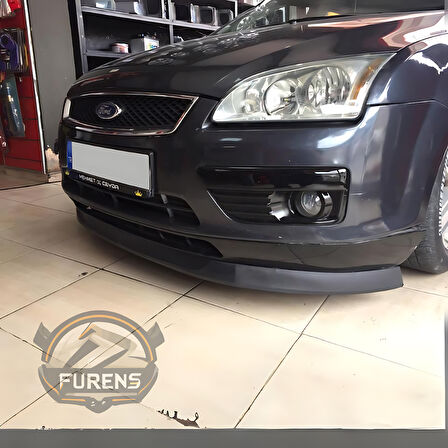 Ford Focus 2 2005-2008 Uyumlu H lip Esnek Ön Lip 2 Parça Karlık Ön Ek Tampon Altı Dil