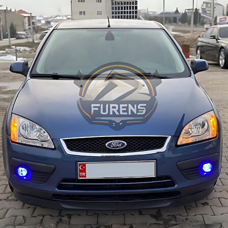 Ford Focus 2 2005-2008 Uyumlu H lip Esnek Ön Lip 2 Parça Karlık Ön Ek Tampon Altı Dil