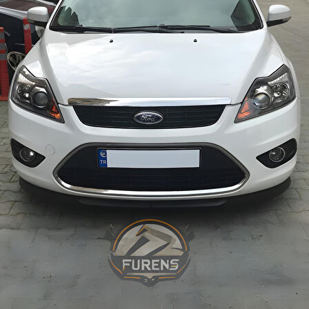 Ford Focus 2,5 2008-2011 Uyumlu H lip Esnek Ön Lip 2 Parça Karlık Ön Ek Tampon Altı Dil