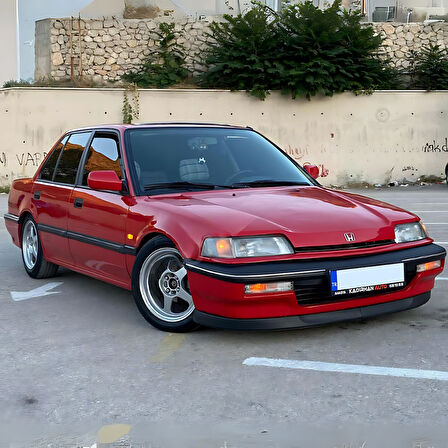 Honda Civic EF 1990-1995 Uyumlu H lip Esnek Ön Lip 2 Parça Karlık Ön Ek Tampon Altı Dil