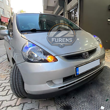 Honda Jazz 2002-2010 Uyumlu H lip Esnek Ön Lip 2 Parça Karlık Ön Ek Tampon Altı Dil