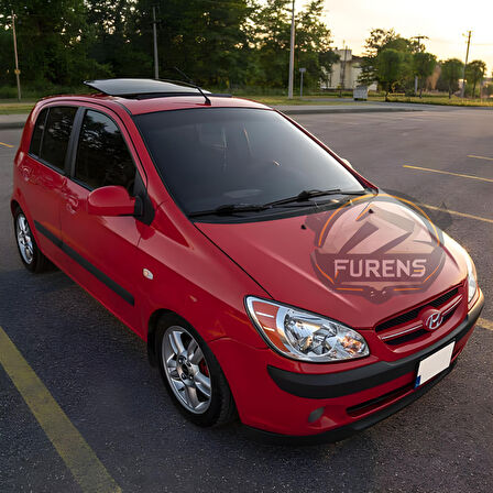 Hyundai Getz 2001-2011 Uyumlu H lip Esnek Ön Lip 2 Parça Karlık Ön Ek Tampon Altı Dil