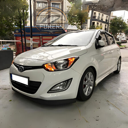 Hyundai İ20 2008-2014 Uyumlu H lip Esnek Ön Lip 2 Parça Karlık Ön Ek Tampon Altı Dil