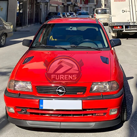 Opel Astra F 1991-1998 Uyumlu H lip Esnek Ön Lip 2 Parça Karlık Ön Ek Tampon Altı Dil