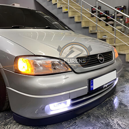 Opel Astra G 1998-2004 Uyumlu H lip Esnek Ön Lip 2 Parça Karlık Ön Ek Tampon Altı Dil