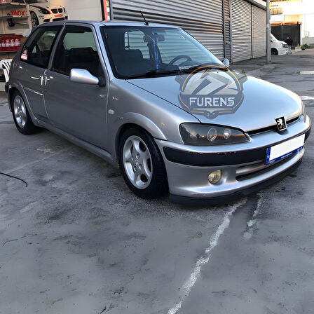 Peugeot 106 1991-2004 Uyumlu H lip Esnek Ön Lip 2 Parça Karlık Ön Ek Tampon Altı Dil