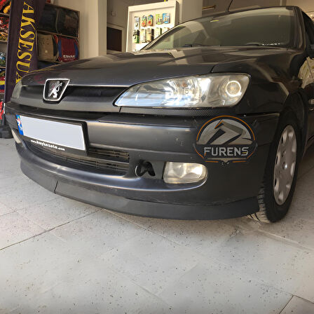 Peugeot 306 1993-2002 Uyumlu H lip Esnek Ön Lip 2 Parça Karlık Ön Ek Tampon Altı Dil