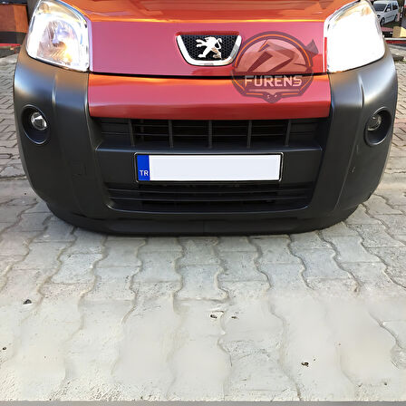 Peugeot Bipper 2008-2016 Uyumlu H lip Esnek Ön Lip 2 Parça Karlık Ön Ek Tampon Altı Dil