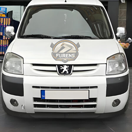 Peugeot Partner 2 2002-2008 Uyumlu H lip Esnek Ön Lip 2 Parça Karlık Ön Ek Tampon Altı Dil