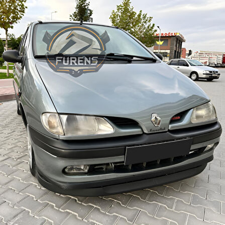 Renault  Scenic 1 1997-1999 Uyumlu H lip Esnek Ön Lip 2 Parça Karlık Ön Ek Tampon Altı Dil