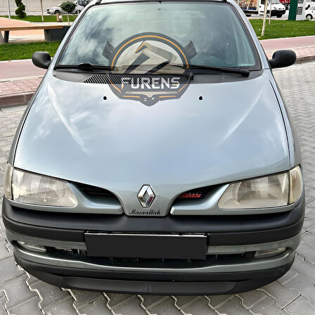 Renault  Scenic 1 1997-1999 Uyumlu H lip Esnek Ön Lip 2 Parça Karlık Ön Ek Tampon Altı Dil