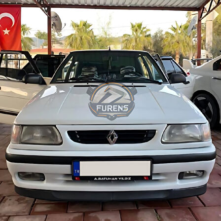 Renault 9-11 Broadway Uyumlu H lip Esnek Ön Lip 2 Parça Karlık Ön Ek Tampon Altı Dil