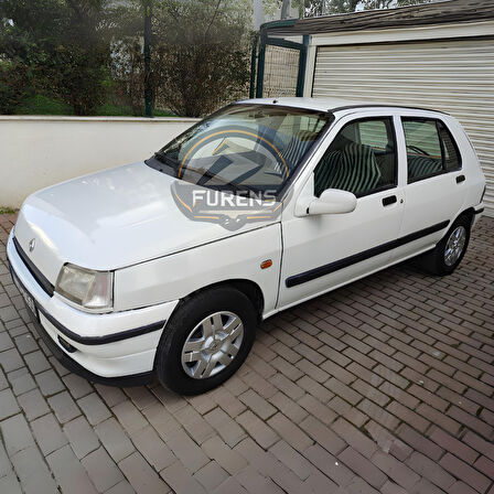 Renault Clio 1 1995-1998 Uyumlu H lip Esnek Ön Lip 2 Parça Karlık Ön Ek Tampon Altı Dil