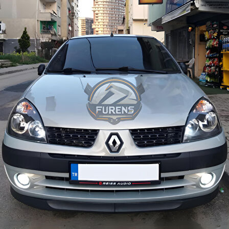 Renault Clio 2 Symbol Hb Sedan 1998-2008 Uyumlu H lip Esnek Ön Lip 2 Parça Karlık Ön Ek Tampon Altı Dil