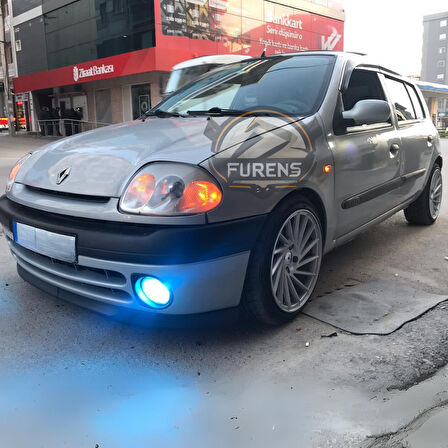 Renault Clio 2 Symbol Hb Sedan 1998-2008 Uyumlu H lip Esnek Ön Lip 2 Parça Karlık Ön Ek Tampon Altı Dil