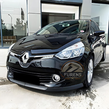 Renault Clio 4 2012-2020 Uyumlu H lip Esnek Ön Lip 2 Parça Karlık Ön Ek Tampon Altı Dil